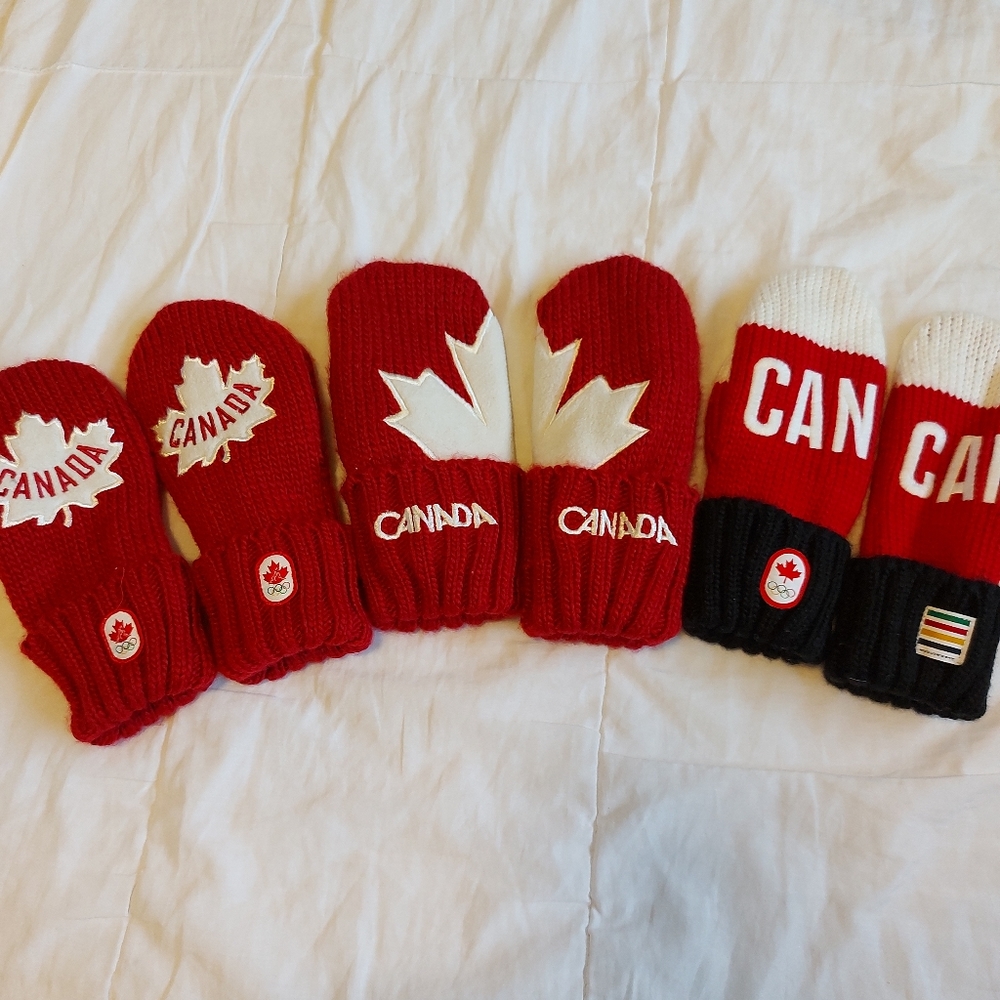 🌱Canada Olympic Gloves, 3 pairs